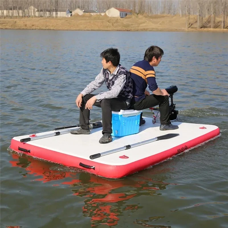 

Для солнечной маркины Folaing Schlauchboot-Luftkissen zum Verbouw, schwimmende Dockmatte, Angelwasser ejucie der Plizzato, magischer Te