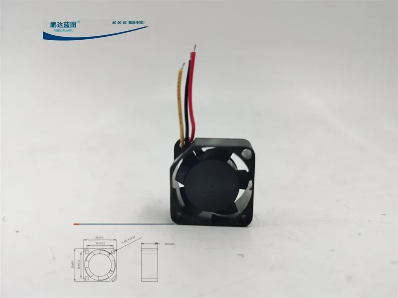 pa & Original Mute 2010 Three-Wire Speed Measuring 5v0.04a DC Brushless 2cm Miniature Cooling Fan20*20*10MM