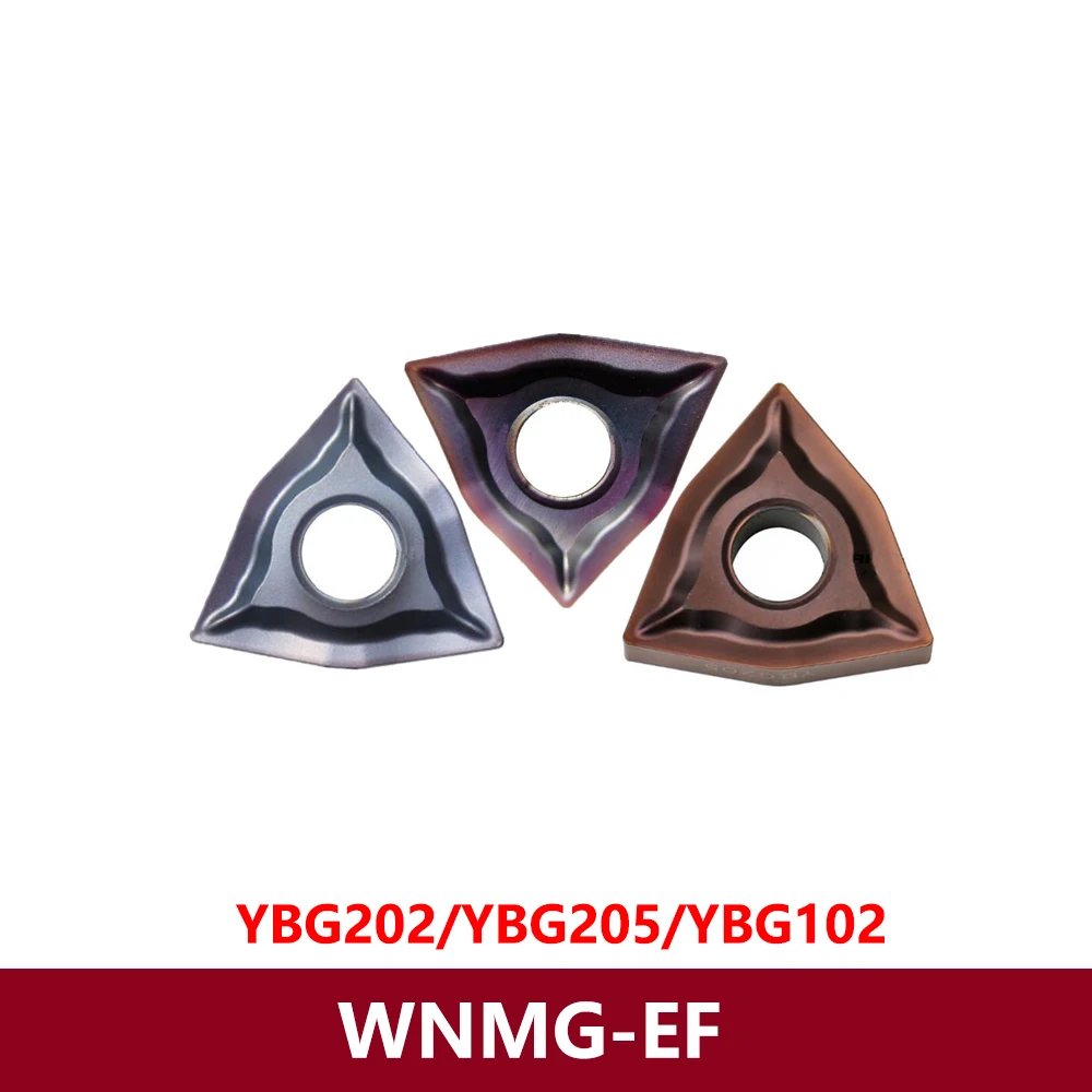 Original WNMG060408-EF WNMG080404 PM WNMG080408-PM WNMG080412-PM YBG205 YBG202 Carbide Inserts CNC Lathe Cutter WNMG 080408 Tool