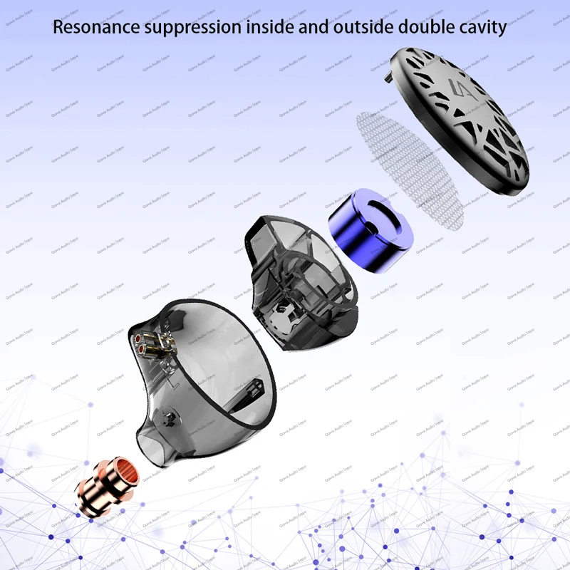 لافيتاير LF3 HIFI ldclike إلى الماس مطلي البريليوم مركب الحجاب الحاجز الديناميكي داخل الأذن سماعات أذن مراقبة سماعات