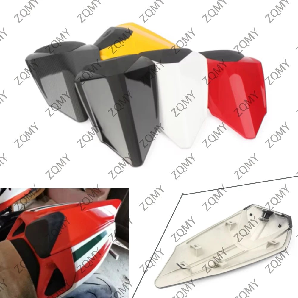 Motorcycle Rear Pillion Passenger Cowl Seat Back Cover For Ducati 1199 2012 2013 2014 2015 ABS Plastic