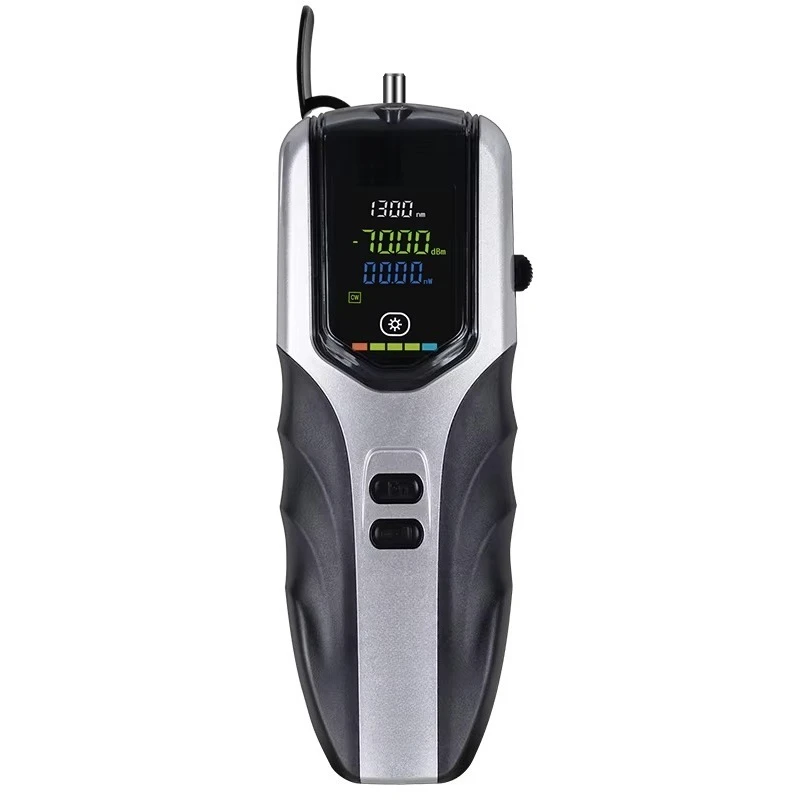 Mini Rechargeable OPM Handheld Fiber Tester High Precision Optical Link Testing Equipment Portable FTTH Construction Tool