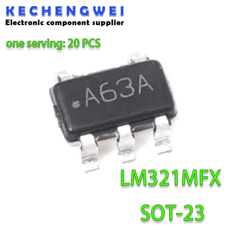 20PCS LM321 SOT23-5 SOT23 LM321MFX SOT-23 Low Power Single Op Amp General