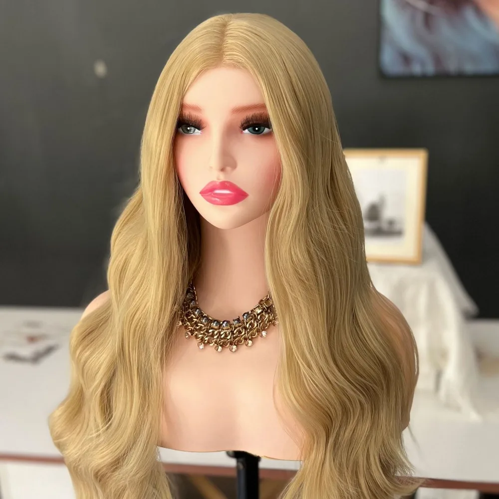 

Female Mannequin Head White Skin Realistic Wig Display Head with Shoulders for Hat Jewelry