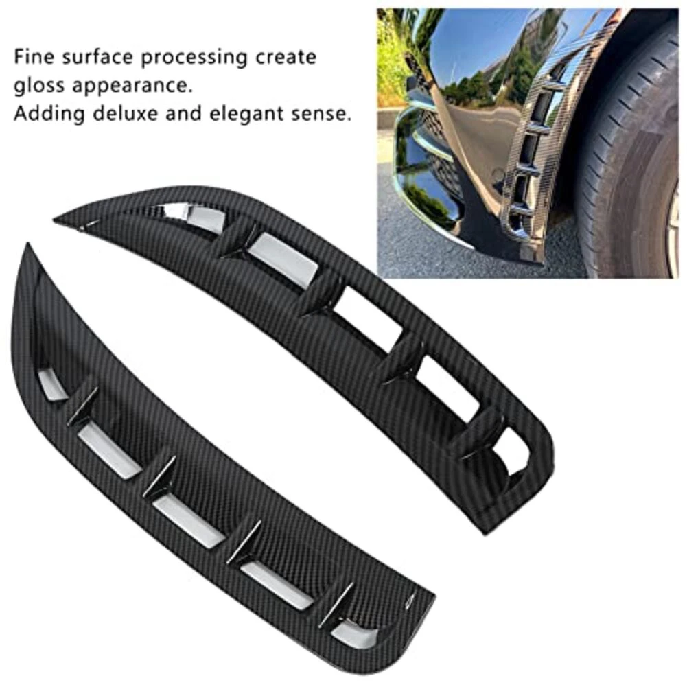

Bumper Wing Vent Front Bumper Cover Lightweight ABS Material 29*6cm Car Styling Enhancement For Mercedes CLA250