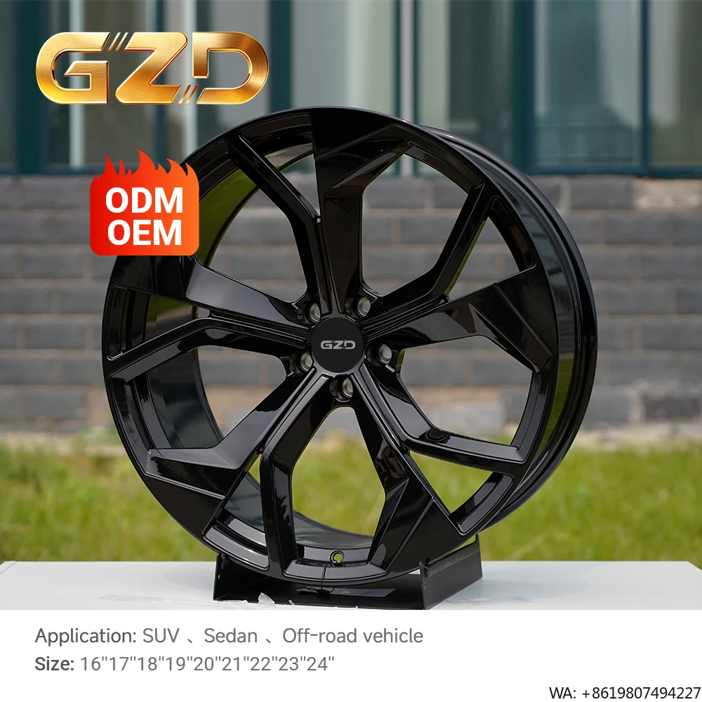 

GZD High Quality Car Wheels Rims Hot Selling Passenger Car Wheels Custom 16-24 Inch Cheap Alloy Rims