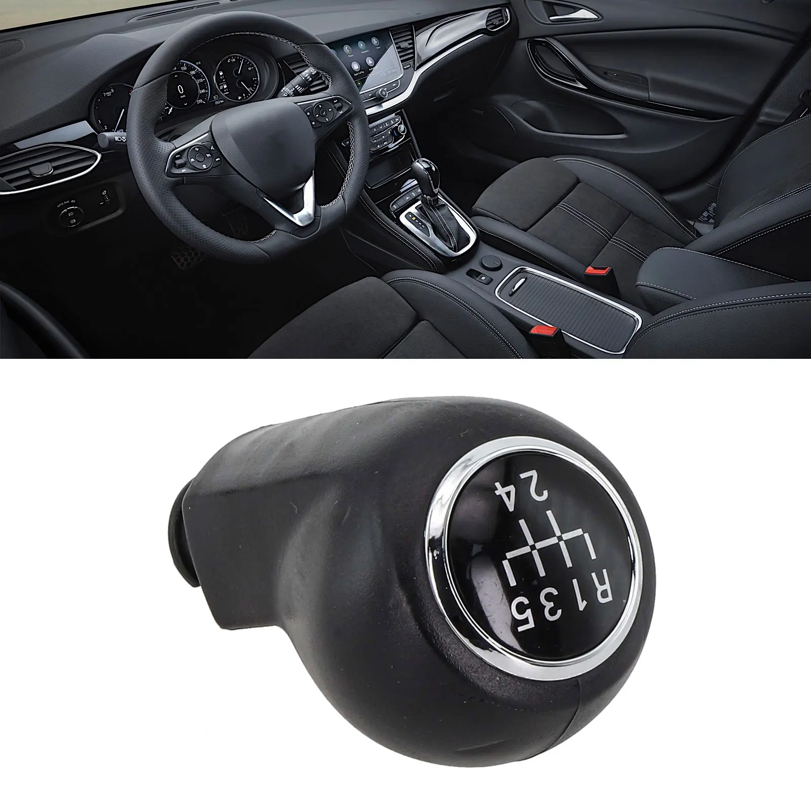 5-Speed Shift Knob For The For Opel For Vauxhall For Zafira B 2005-2014 2024 Hot Sale Brand New And High Quality