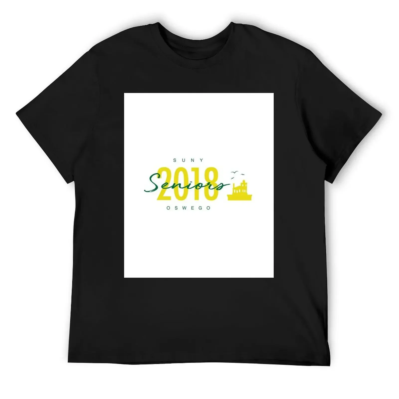 SUNY Oswego seniors 2018 T-Shirt cotton graphic tees cute tops mens graphic t-shirts funny