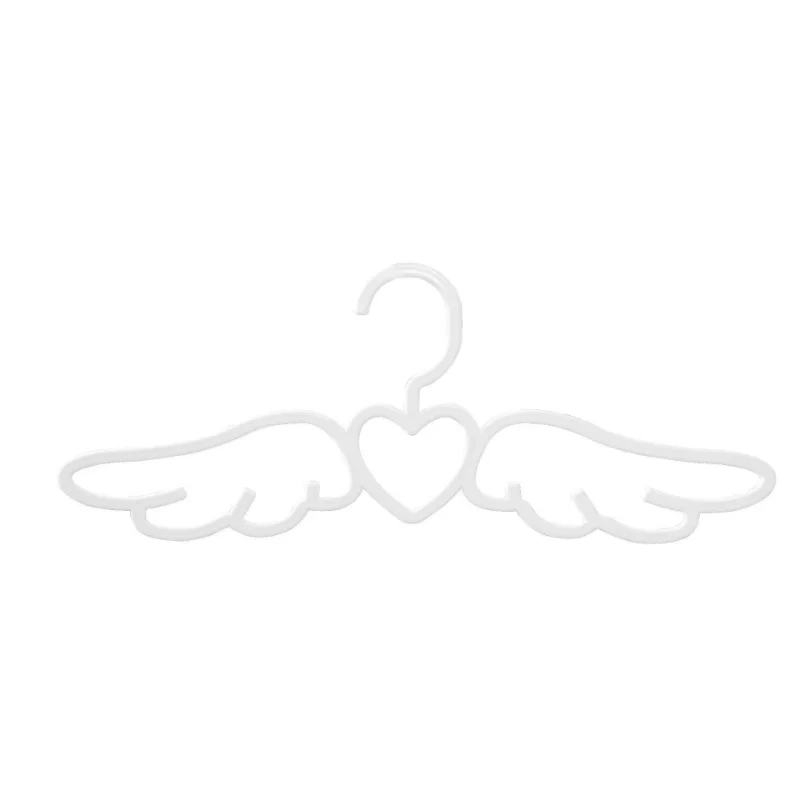 10/20 Pieces Angel Wings Hanger, Cute Heart Hanger, Children's Room Wardrobe Storage, Home Girl Wardrobe Organizer