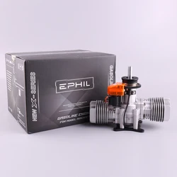 EPHIL XG-40cc-T PRO Aircraft Model Engine Hot Head Electric Start Opposed Twin Cylinder Fixed Wing