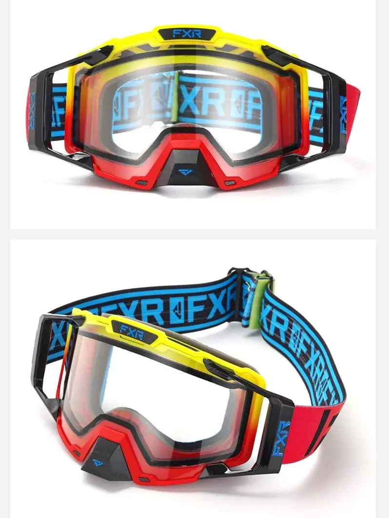 AliExpress FXR Men's Motocross Goggles Anti-Fog Windproof UV400 Protection Motorcycle Sunglasses for MTB ATV Skiing Racing Off-Road Gift