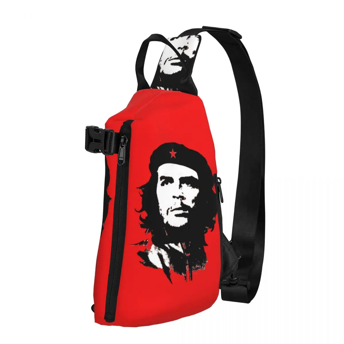 Che Guevara Chest Bags Men Celebrity Graphic Design Shoulder Bag Streetwear High School Crossbody Bag Bicycle Outdoor Sling Bags