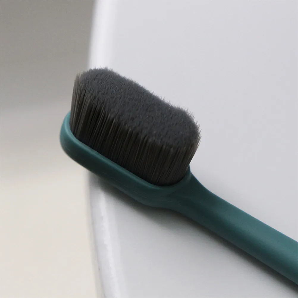 10Pcs Adult Toothbrush Soft Nylon Bristles Portable Single Tube Ergonomic Handle Teeth Cleaning Oral Care Daily Use Random Color
