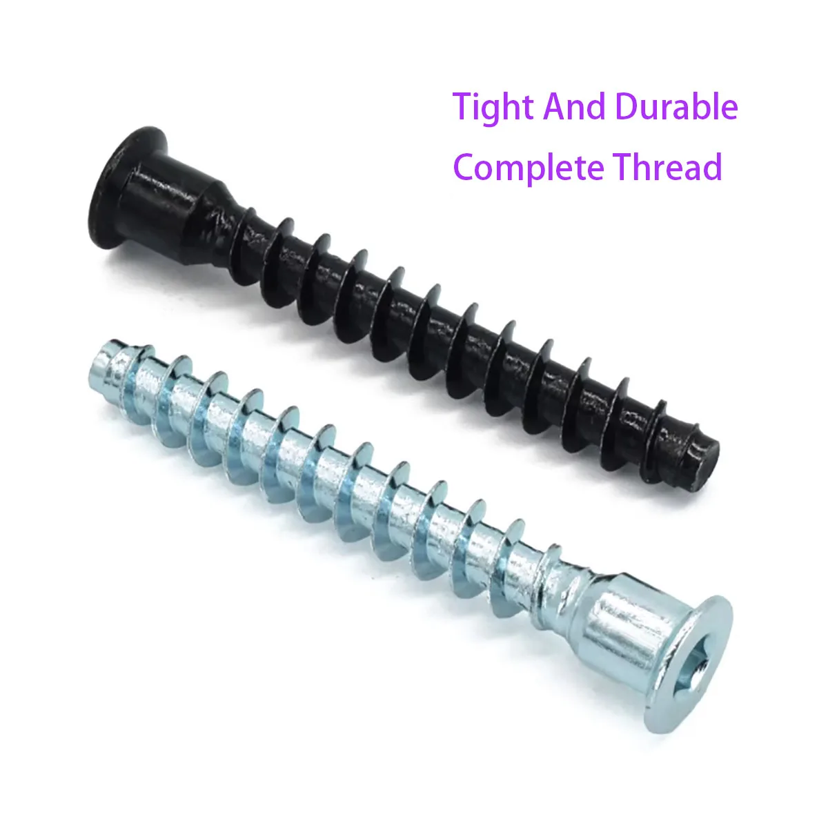 Hexagonal Socket Driven Countersunk Flat Head Furniture Confirmation Screw for Wooden DIY Disassembly M5 M6.3 M7