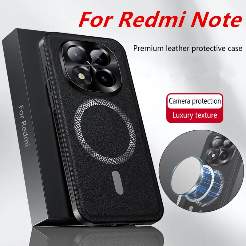 

Phone Case For Redmi Note 15 14 13 12 Pro+ Plus 15Pro Soft Luxury Shockproof Slim Anti-fingerprint Protector Shell Cover Fundas