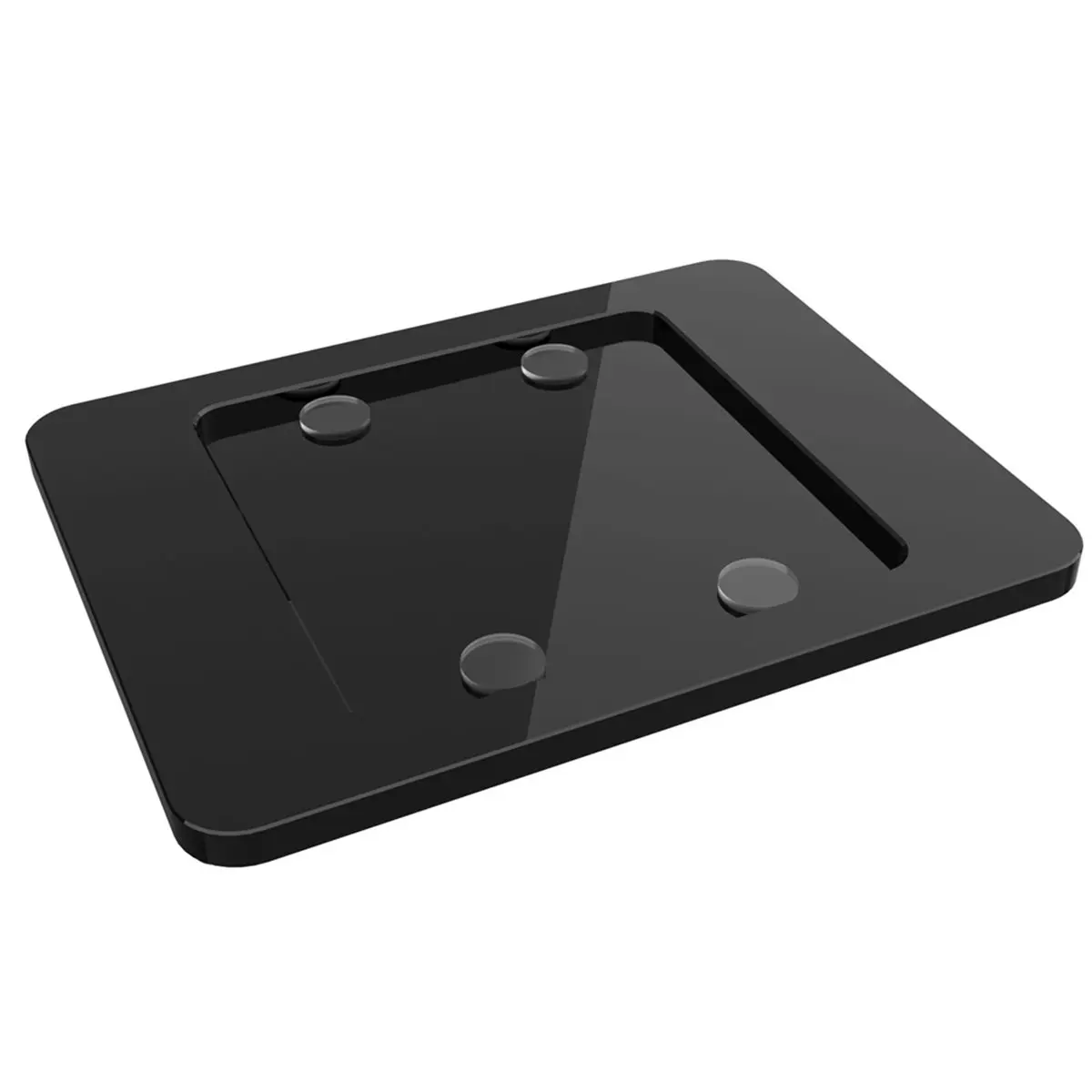 B21B Computer Monitor Stand Base Acrylic Holder for 24-Inch, Compatible with for M1-M3 Version for Stably on the Desktop
