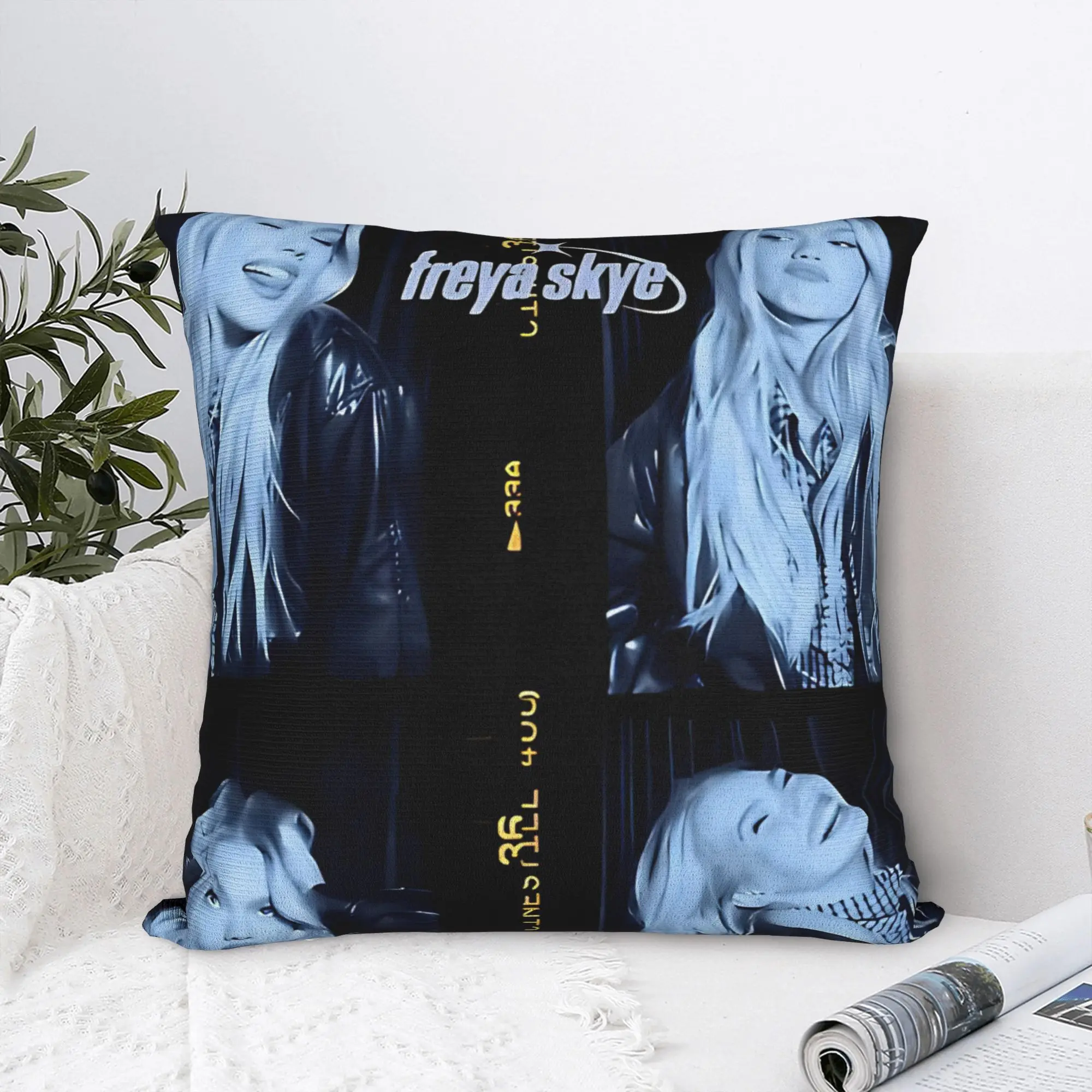 S-Freyas Skye UK Singer Stars Align Concert Pillow Case  Custom Pillow Cover Fashion Cushion Cover For Chair Sofa Home Decor