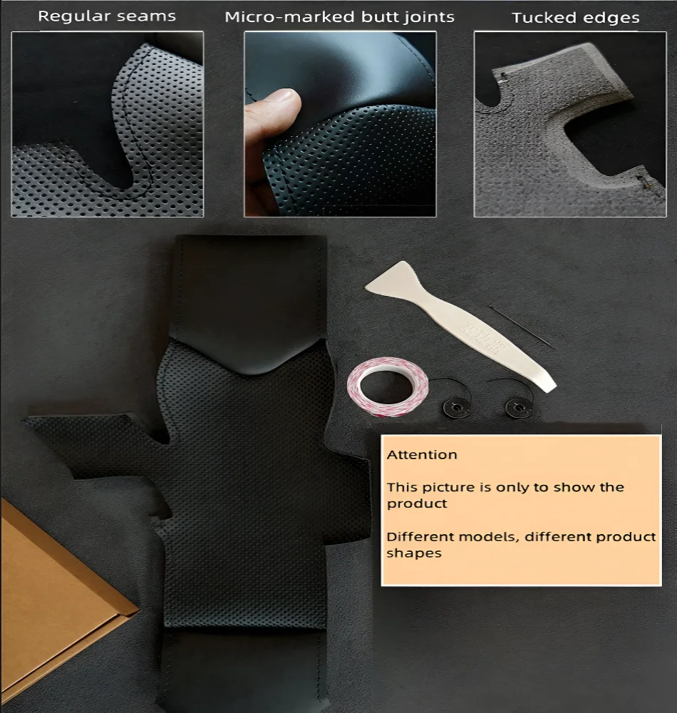 Für BYD Seagull 25 Modelle, handgenähter Lenkradbezug, leicht und atmungsaktiv, Vollabdeckungs-Modifikationsdesign – Detail 4