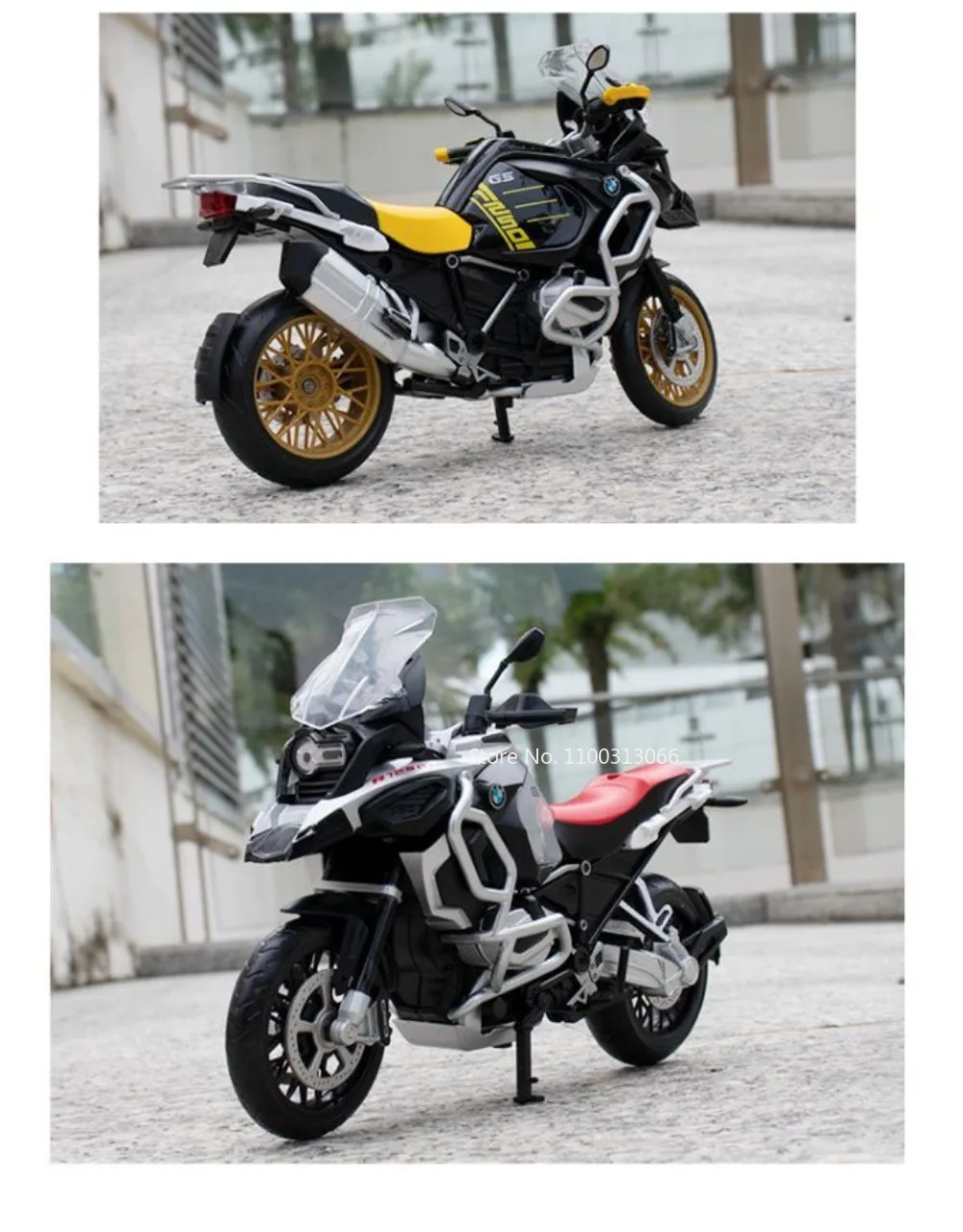 1:12 ‌ Honda ‌ CB400X Spielzeug-Motorradmodelle, Legierung, Druckguss, BMW R1250GS, Stoßdämpfung, Vorderrad, Lenkung, Sammlung, Motorräder – Detail 16
