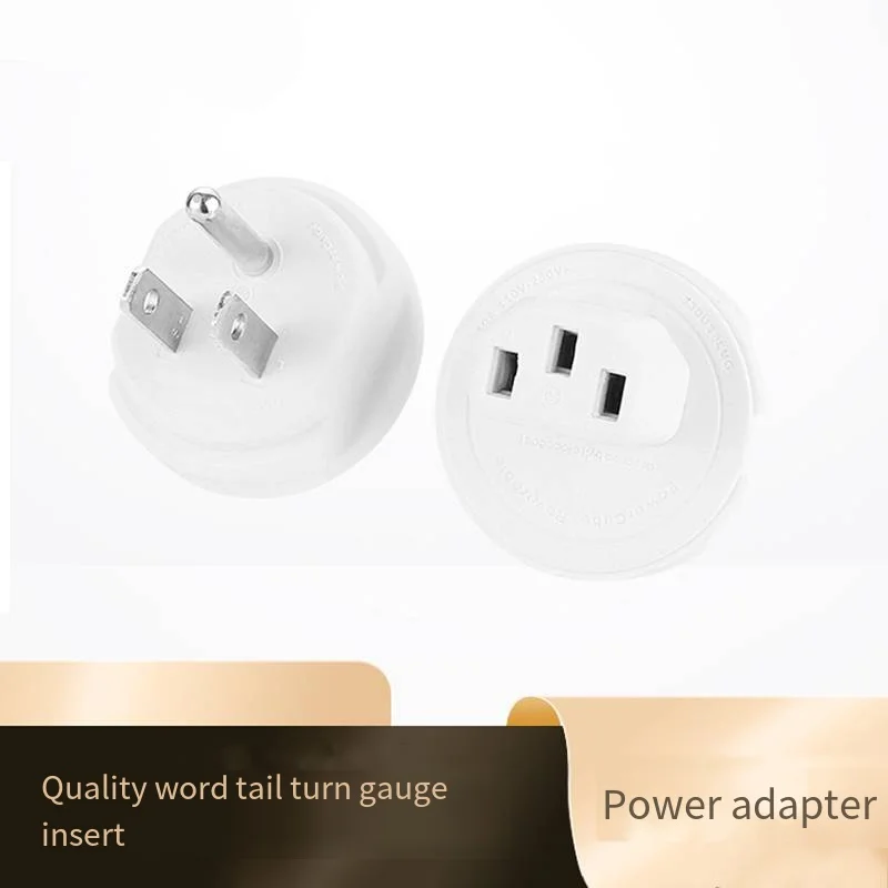 High-Quality Power Plug Adapter 1PCS IEC USA US 2 Prong Right Angle AC Power Plug Adapter IEC Figure Receptacle USA 2 Pin Male