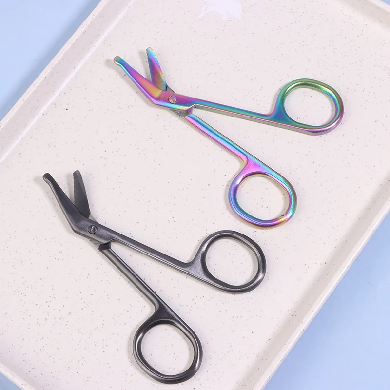 11 سنتيمتر الفولاذ المقاوم للصدأ الشاش ضمادة مقص لخلع الملابس الجراحية المنزلية الجص قطع ممرضة مقص المهنية