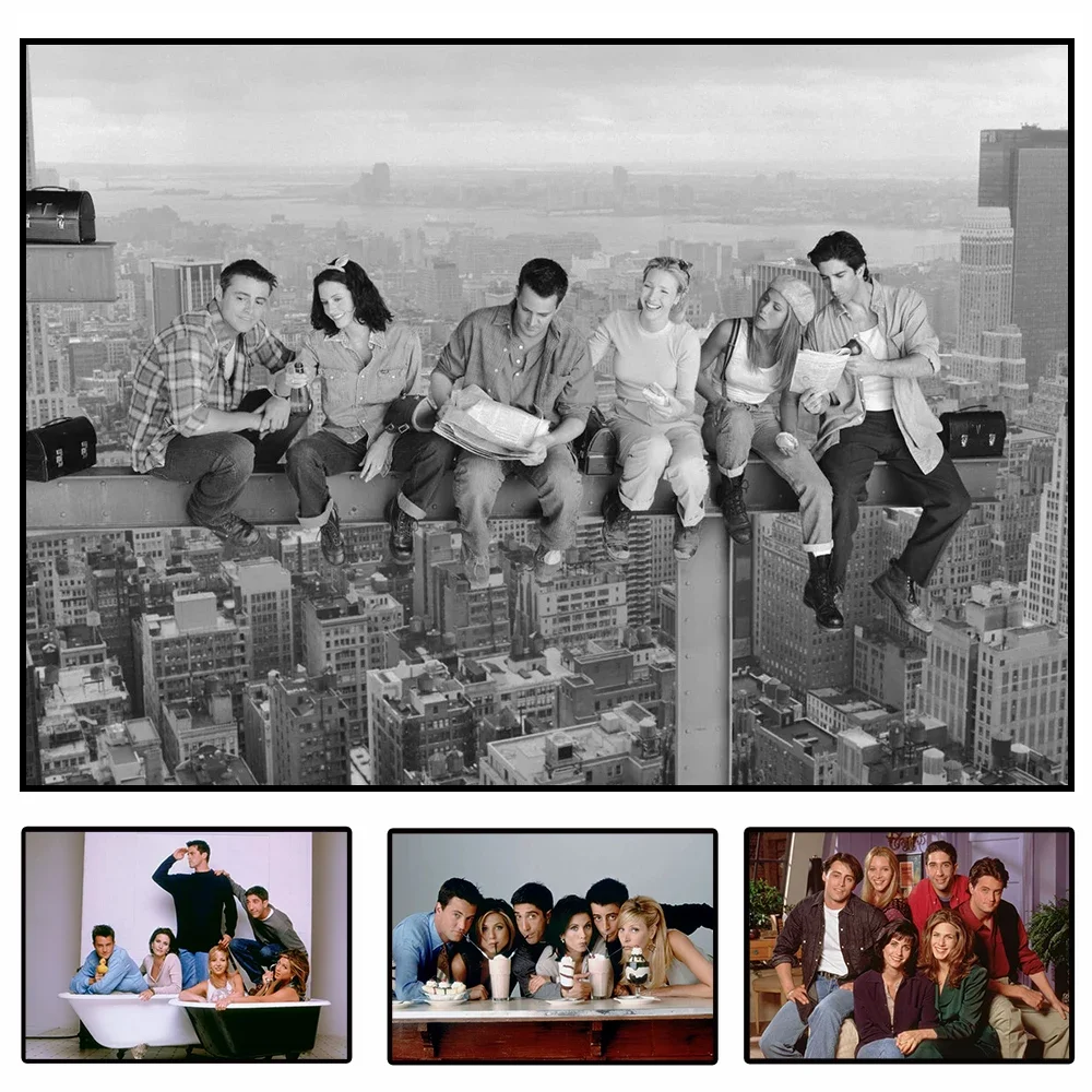 Classic TV Show Series Friends Photos Graffiti Posters Canvas Painting Wall Art Modern Paintings for Living Room Home Decor