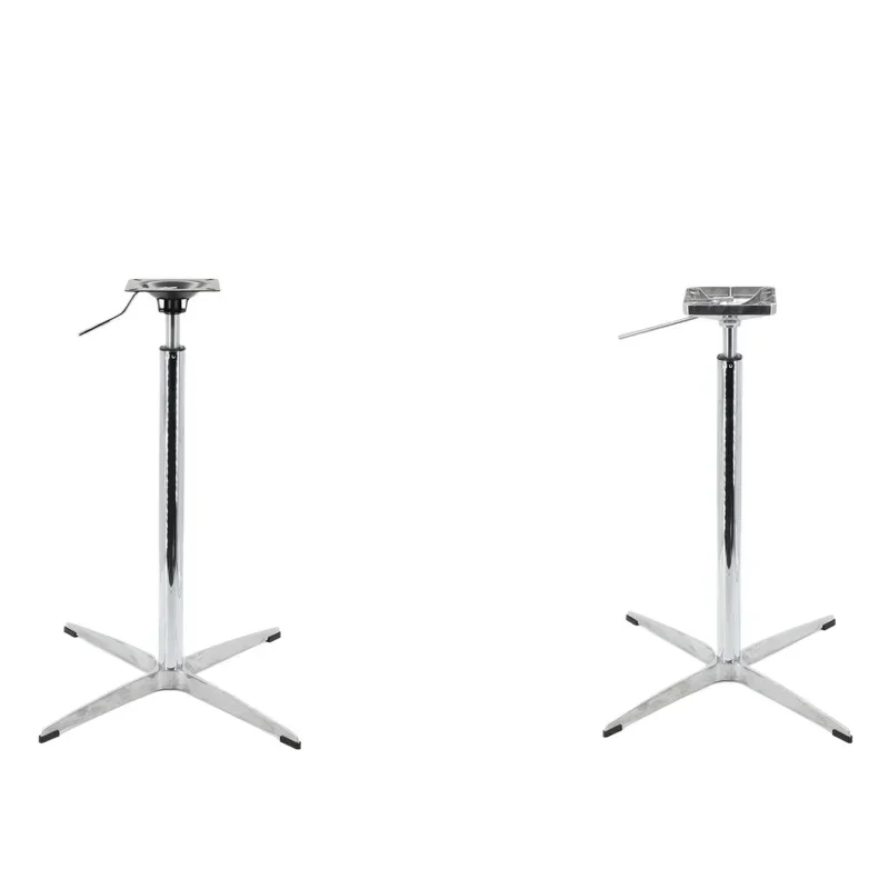 Aluminum Alloy Computer Chair Cross Foot Adjustable Tea Table Bracket High Table Leg Bar Chair Chassis Parts Versatile Chair
