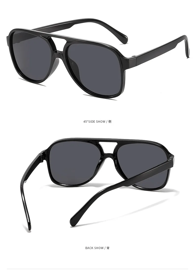 Neue PC-Rahmen runde Sonnenbrille Frauen Männer Vintage Marke quadratische Sonnenbrille für männliche Sonnenbrillen weibliche Brillen Anti-Blend-Sonnenbrille – Detail 9