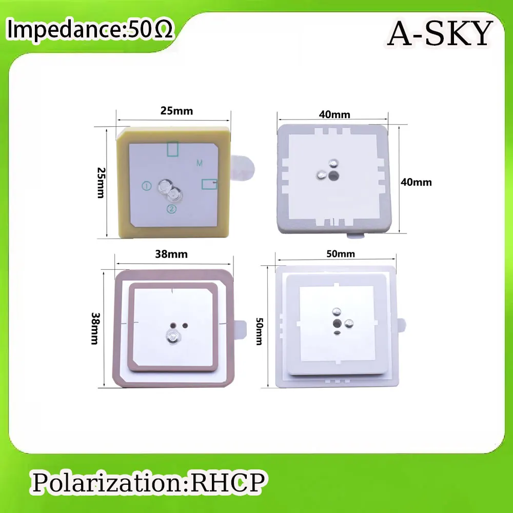High Gain GPS Ceramic Antenna Miniaturization Design, Compatible with Satellite Navigation, used for Vehicle Positioning