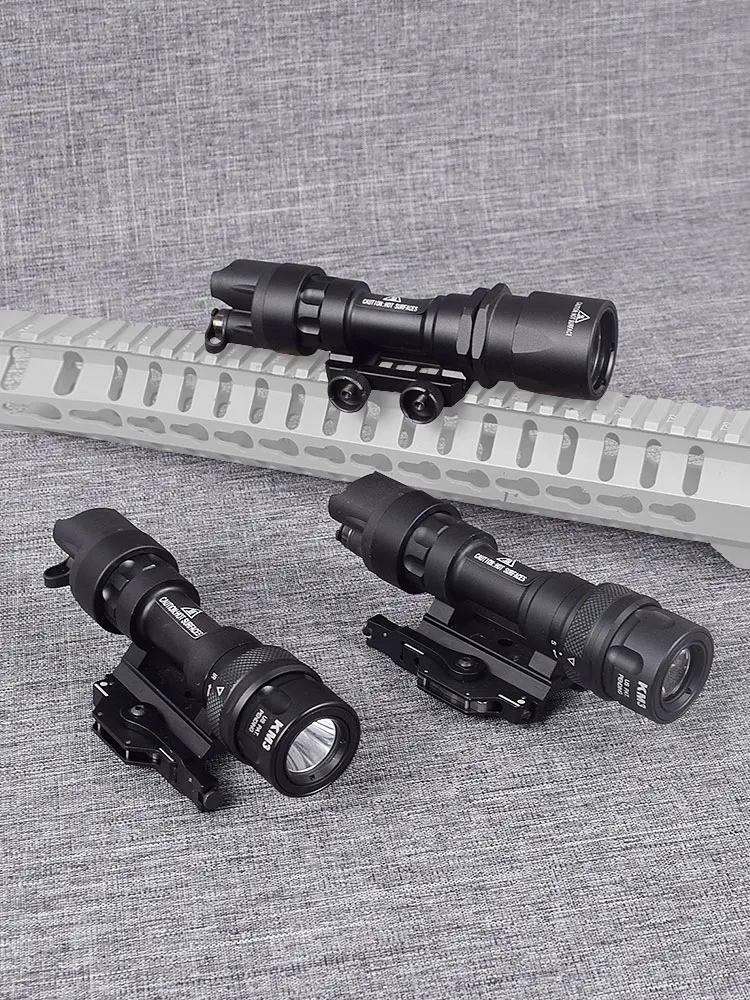 Surefire M951 M952V Tactical Metal Flashlight IR Strobe LED Scout Light Aluminum Body With QD Quick Release Mount Fit Hunting