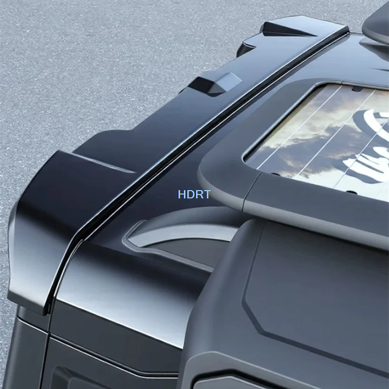For Chery Jetour T2/Traveler/ICH·X K3 2023 + Rear Trunk Roof Spoiler Car Style Tail Wing Cover Protector Decoration Accessories