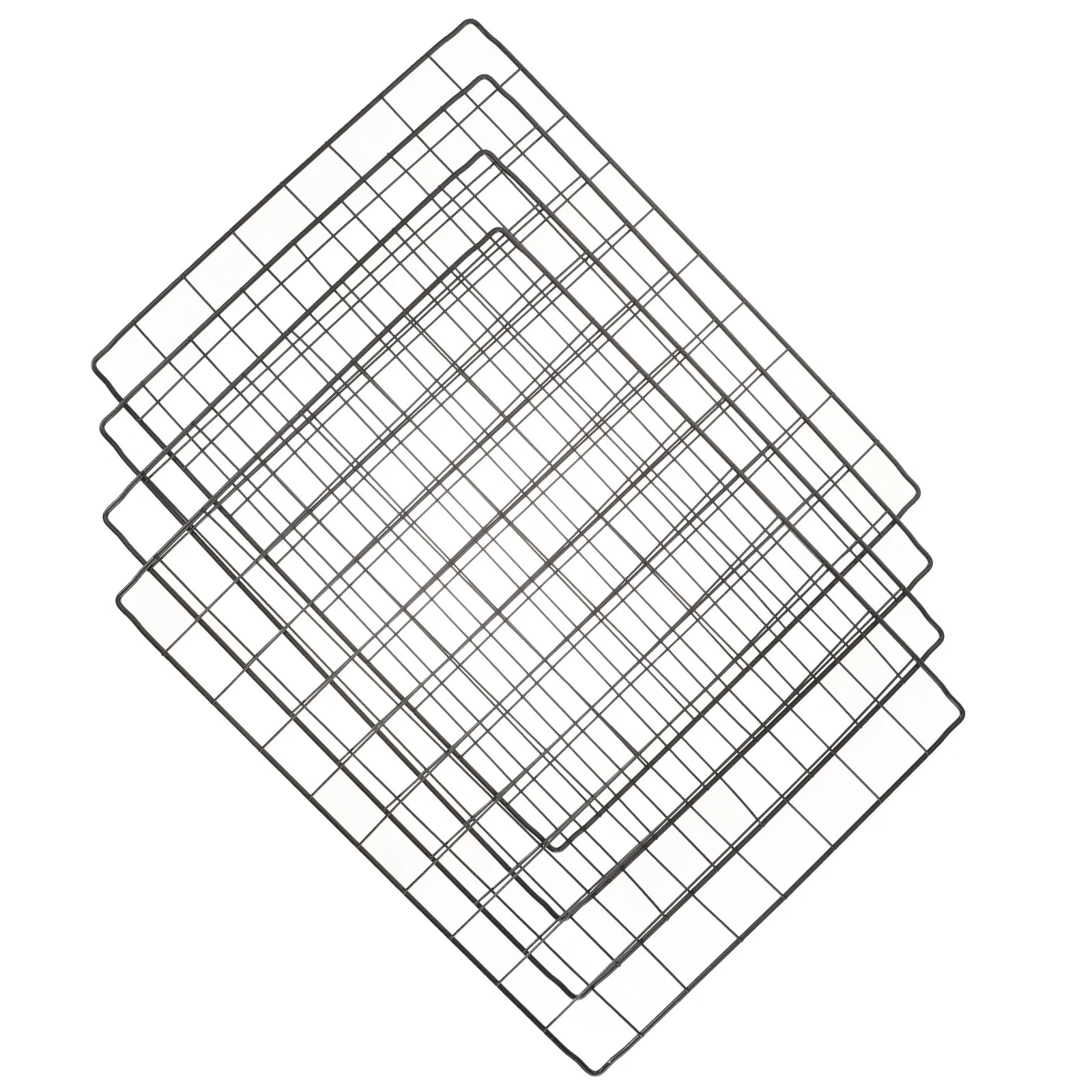 4個入りペット用犬ケージパーツ、強化耐久性メッシュフェンスシート、簡単組み立て子犬用プレイヤードパネル、クレート仕切り、犬用クレート仕切り