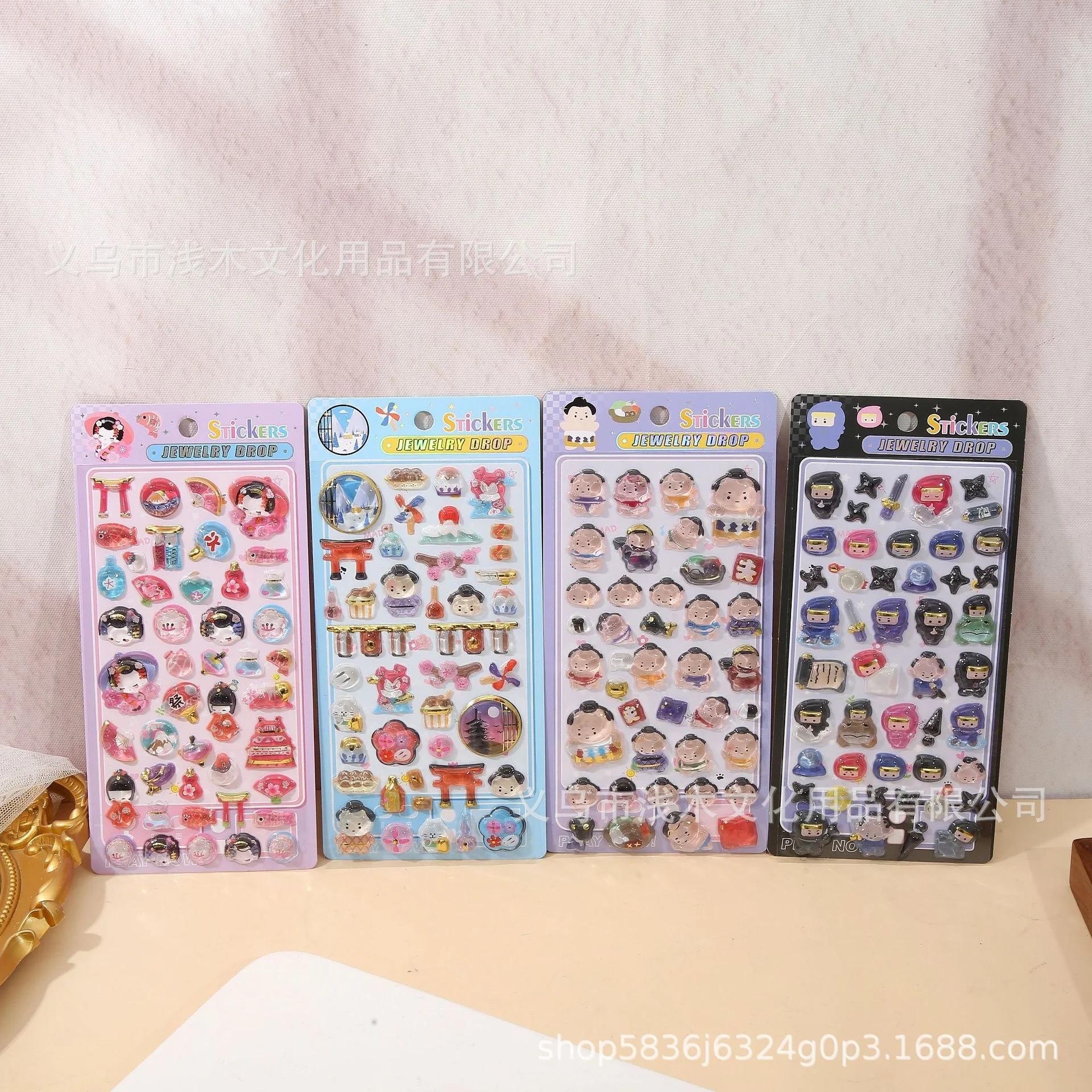 New 40pcs Japanese Baymax Tamagotchi Kawaii Q Version 3d Crystal Relief Solid Embossed Stickers Diy Phone Case Decor Kids Toy
