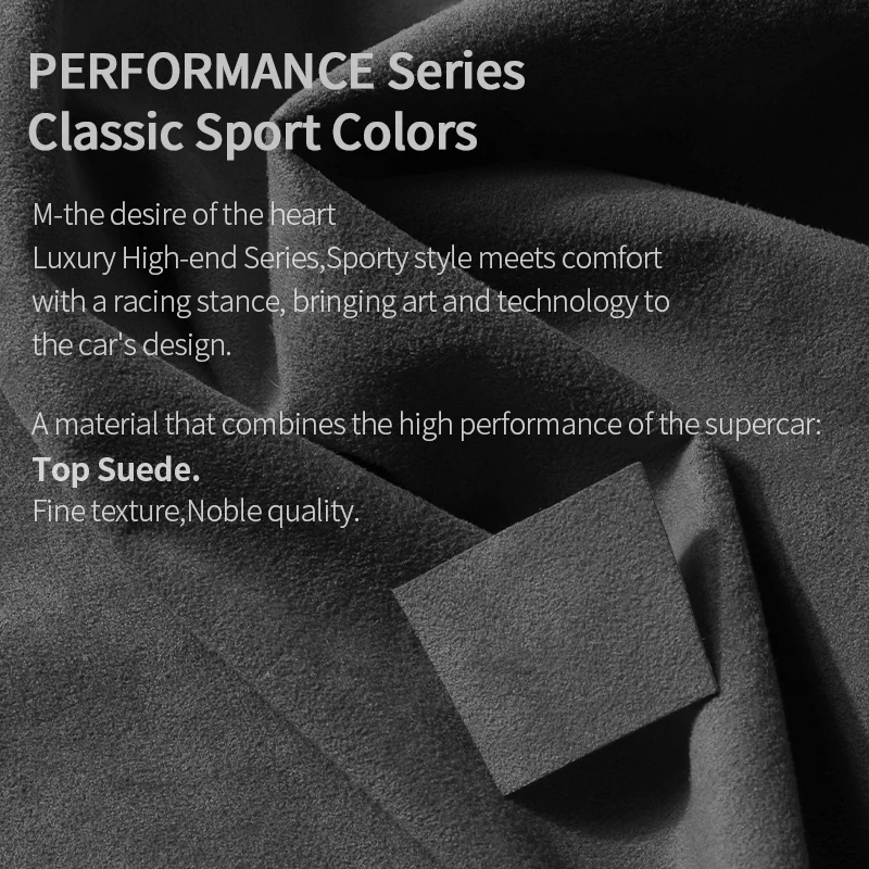 Made of Top Suede For Audi Sport FY Q8 4M Q7 S8 A8 D5 Center Console Handbrake Button Knob Trim Sticker Car Interior Accessories view 3