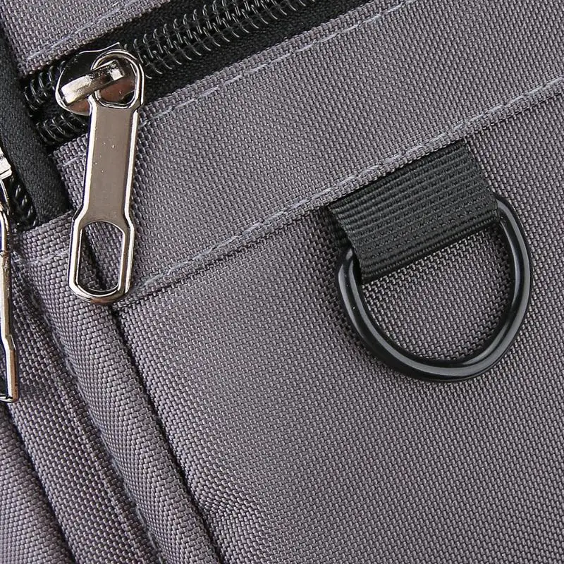 Anti-Diebstahl-Business-Umhängetasche für Herren – robuste Büro-Aktentasche mit mehreren Reißverschlusstaschen – Detail 5