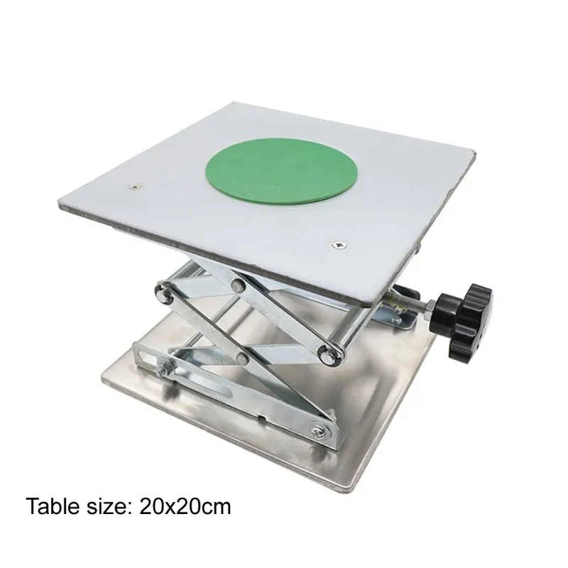 

200x200mm 250x250mm 300x300mm Steel Router Table Woodworking Engraving Lab Lifting Stand Rack platform Woodworking Benches