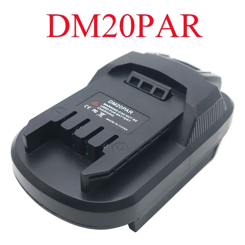 

DM20PAR Battery Conversion Adapter for Dewalt 20V and Milwaukee 18V Lithium-Ion Batteries for Lidl Parkside X20V Power Tools