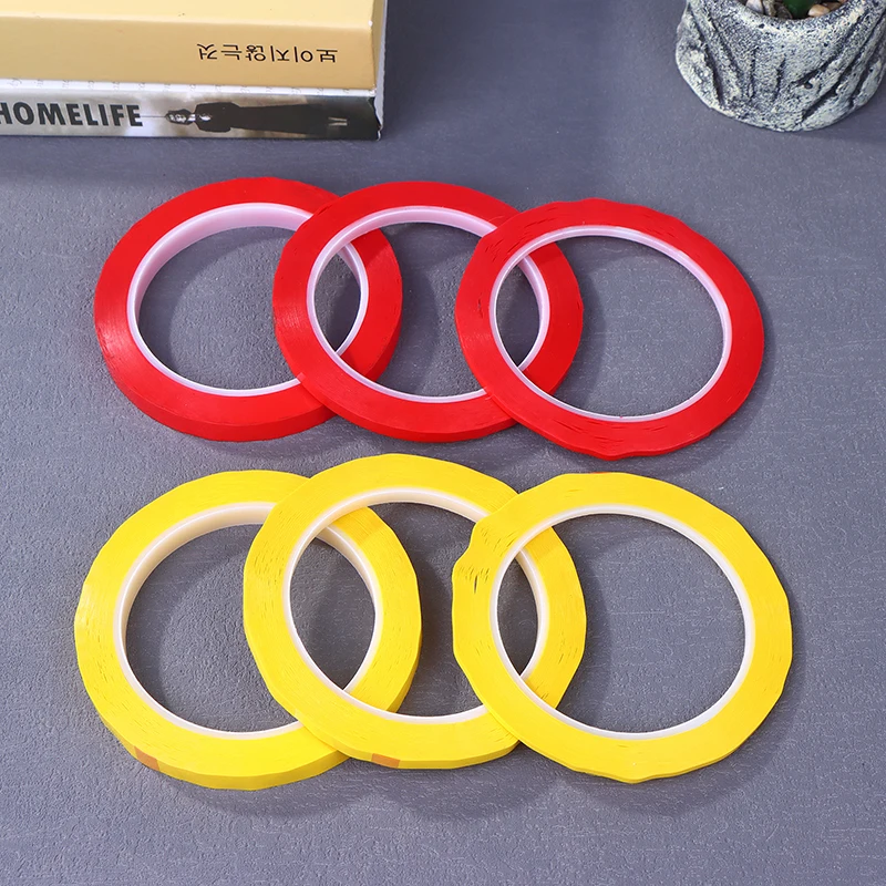 3/6/10MM 66M Graphic Whiteboard Tape Adhesive Chart Line Grid Electrical Marking Tapes High Temperature Resistant Pinstripe Tape