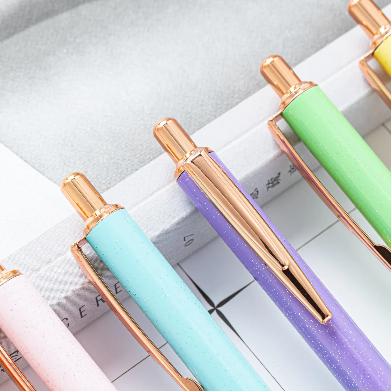 Ballpoint Pens 1.0mm Stylish Fancy Gifts For Women Teacher Coworkers Metal Pen Retractable Office School Supplies And Nurse