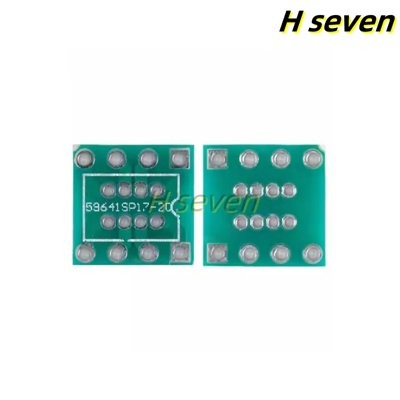 10pcs DIP8/SOP8 Adapter Board In-line Transfer Chip Adapter 1.27mm to 2.54mm IC Test Board