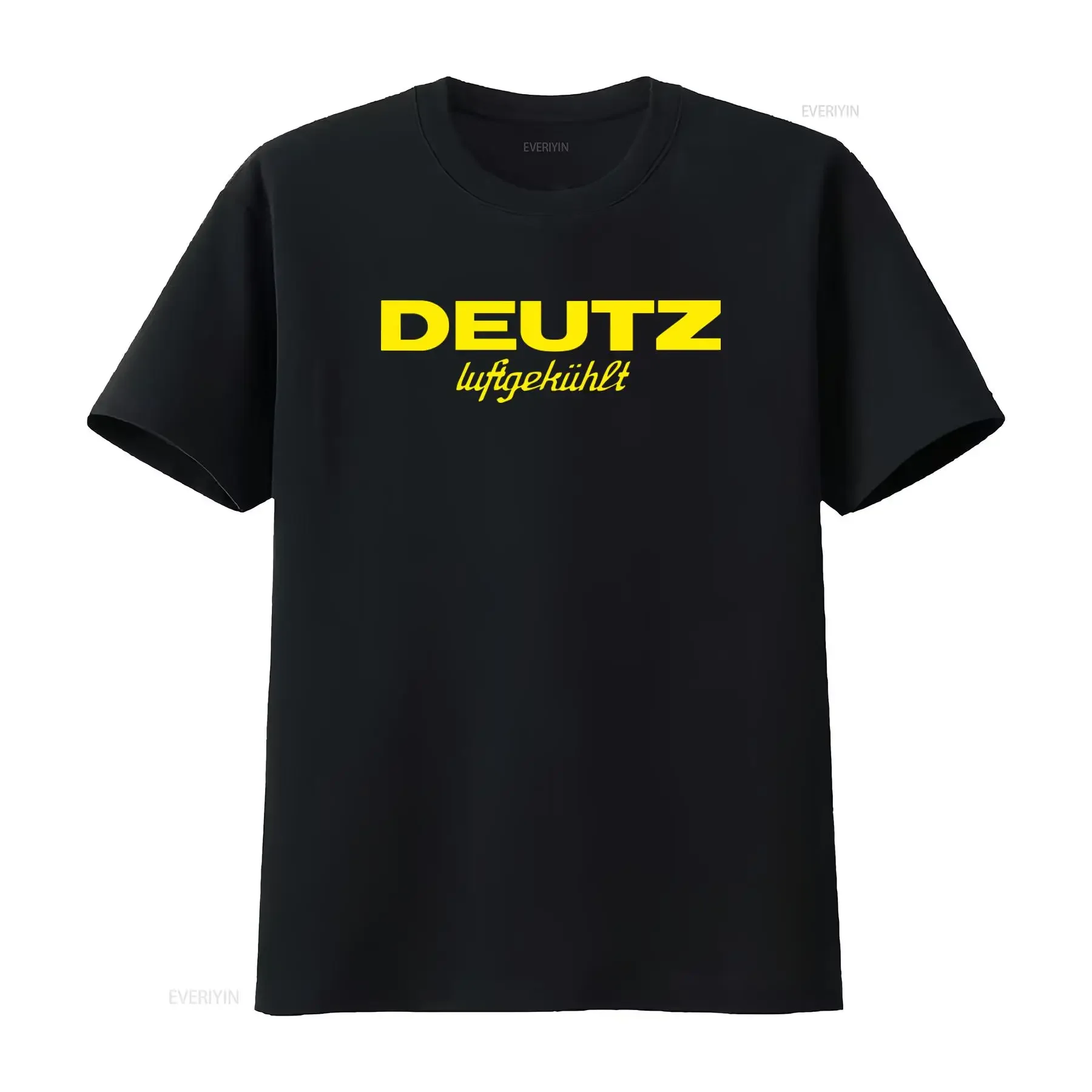 Vintage Deutz Air Cooled Tractors T Shirt for Men Retro Farm Equipment Print vintage Washed Casual designer clothes Breathable
