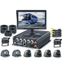 8CH 1080P Vehicle Mobile Digital Video 4ch Dvr System Cameras 10Inch Monitor Bus Cctv Mobile Truck 4g Gps Ai Car MDVR Solution