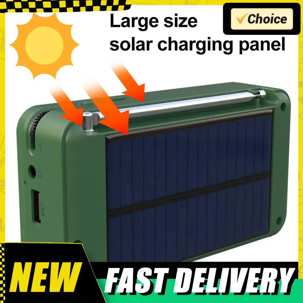 

Портативное цифровое радио DAB FM Bluetooth-радио поддерживает U-диск TF-карту MP3-плеер ЖК-дисплей Беспроводной динамик Аварийное радио