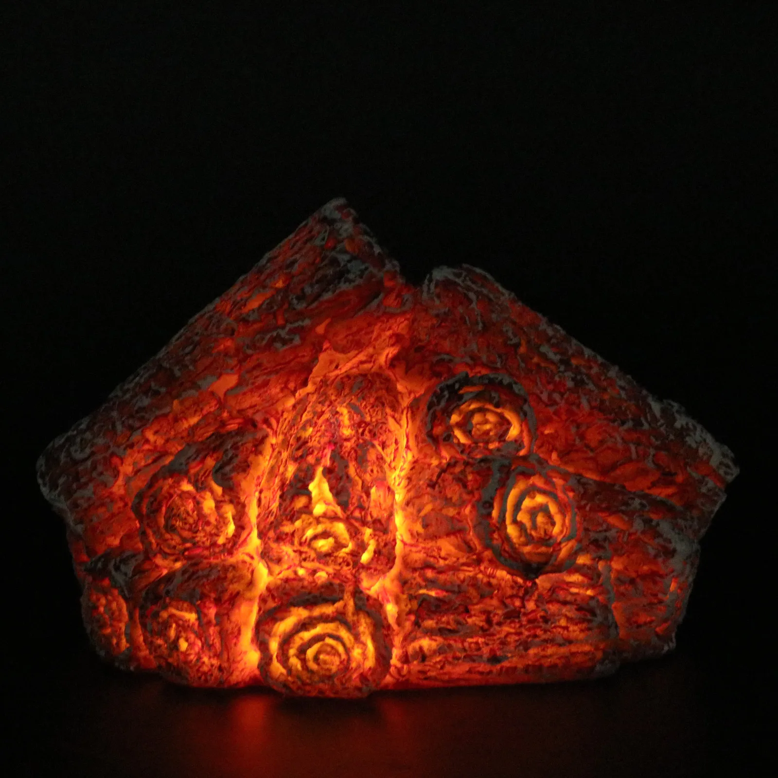 

Simulation Charcoal Lamp Atmosphere Light Decor Gift Red Led Fake Charcoal Light Party Home Lighting Unique Shape Safe Simple