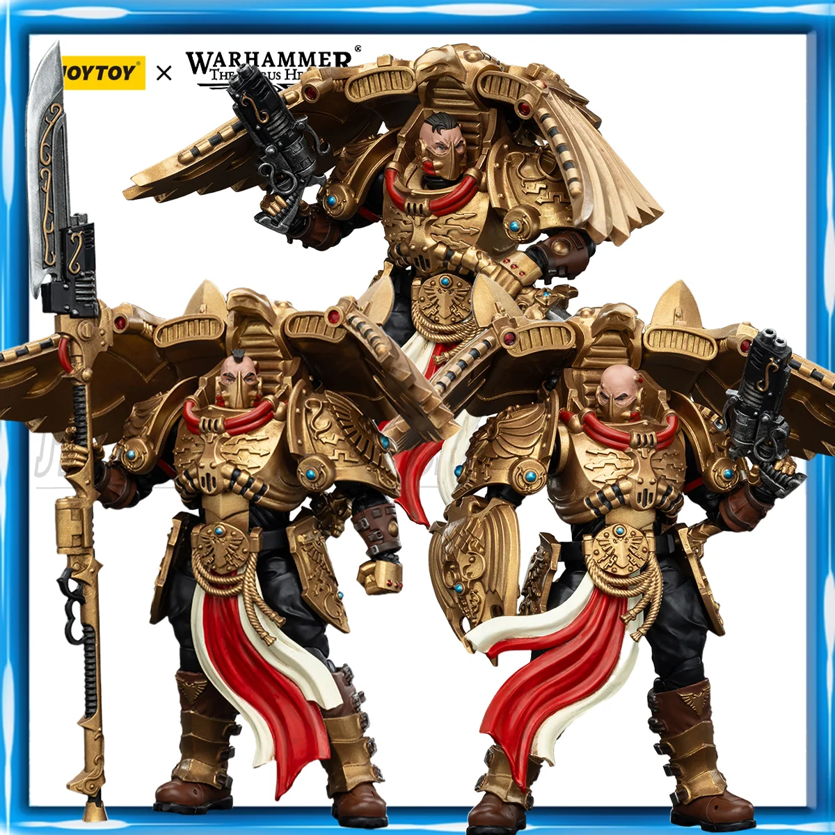 

[Pre Sale] JOYTOY Warhammer 30K 1/18 Action Figures Legio Custodes Custodian Venatari Squad Anime figures Toys