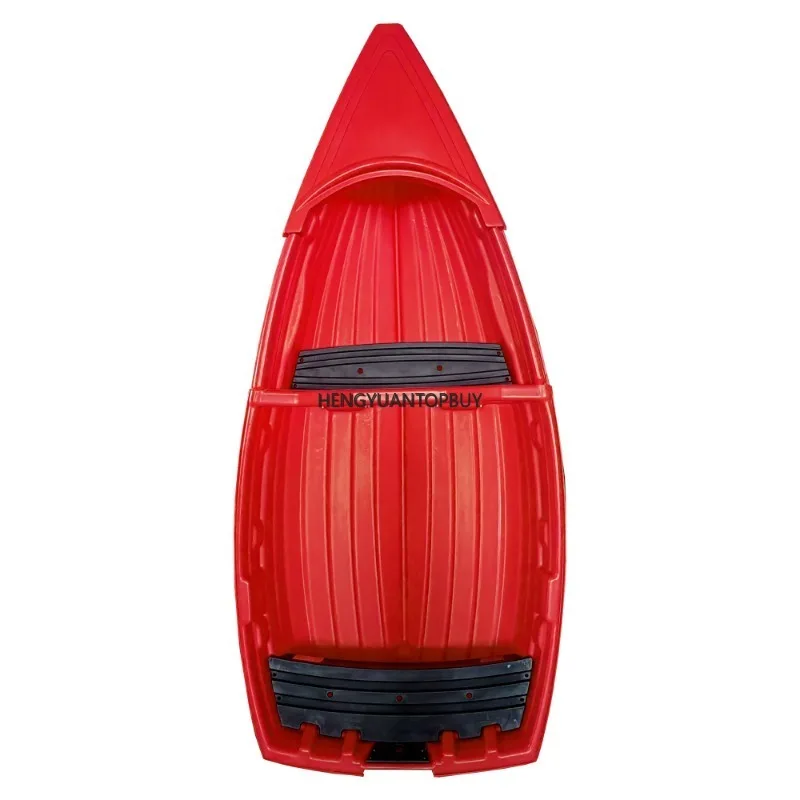 High-Quality Plastic Fishing Boat Heavy-Duty 2.5m Dinghy Two Person Rowing Boat for Lake/River