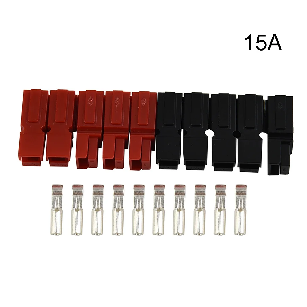 5Pairs 15/45 Amp 600V For Anderson Plug Marine Power Connectors Quickly Connect Terminal Block For Electric Equipments