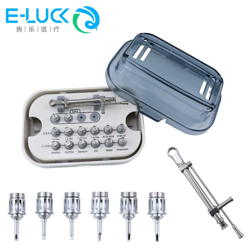 

1Set Dental Implant Screw Driver Torque Wrench Screwdriver Prosthetic Kit Universal Restoration Tools