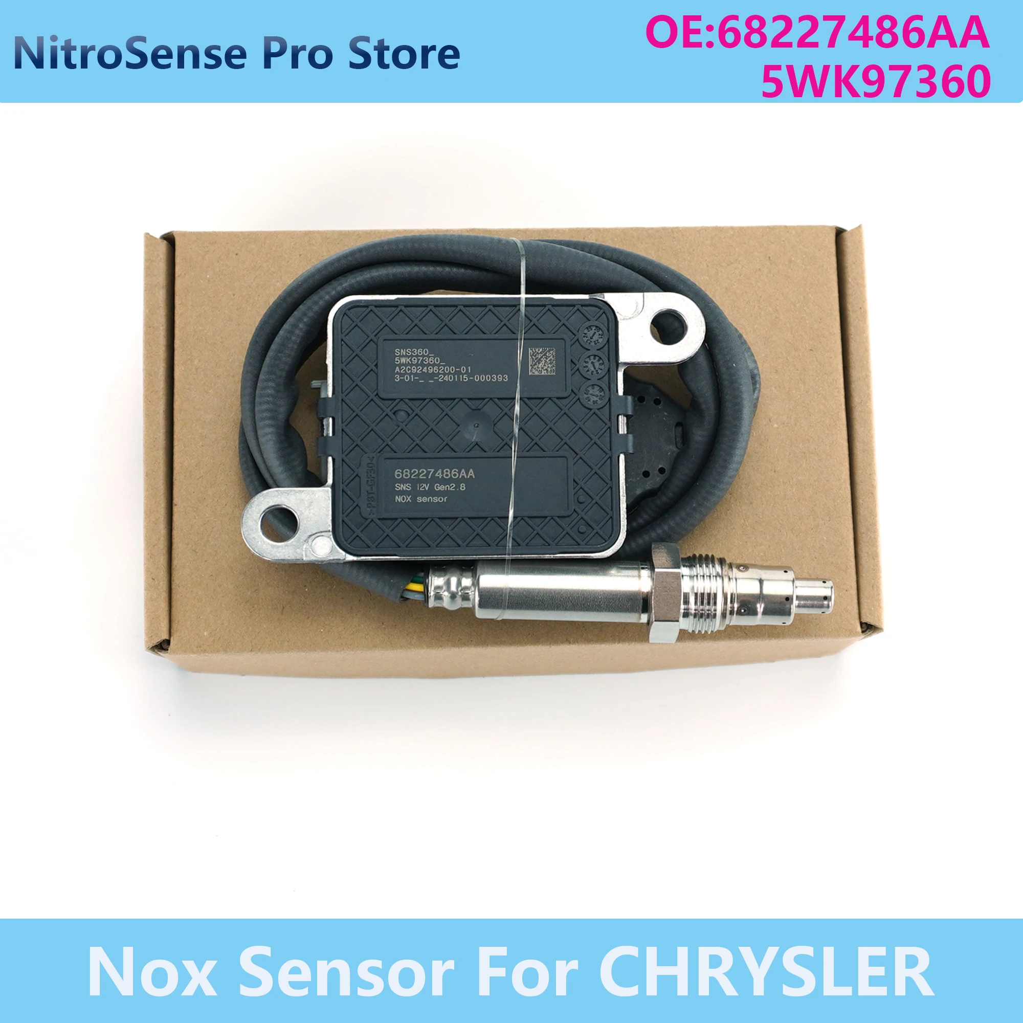 

68227486AA 5WK9 7360 5WK97360 Nitrogen Oxide Sensor NOx Sensor For Dodge Ram 2500 3500 4500 5500 6.7L L6 Diesel