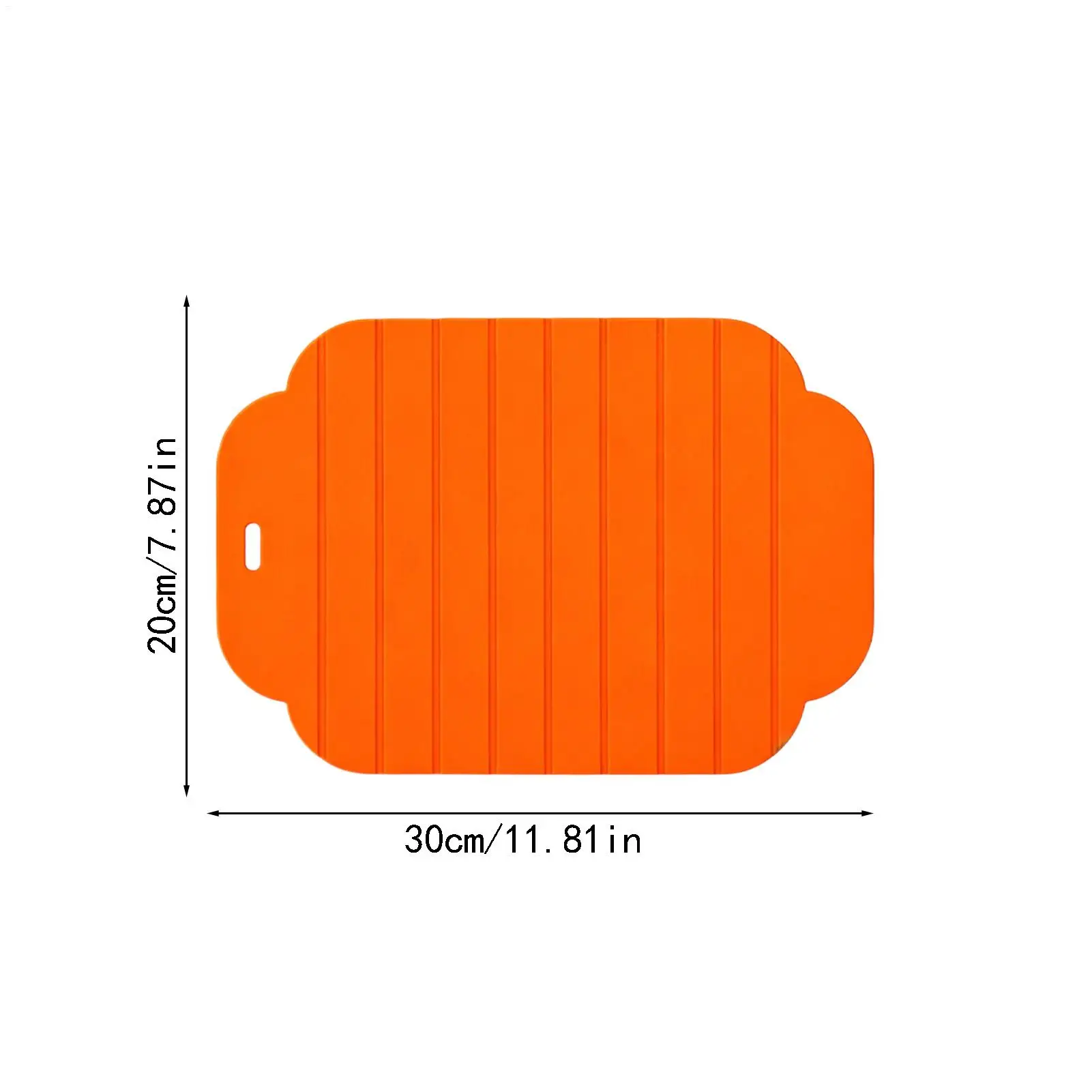 Silicone Cutting Board Double-Sided Foldable Pad 30x20x0.5cm Roll Up Flexible Cutting Board For Outdoor Home Counter Camping view 6
